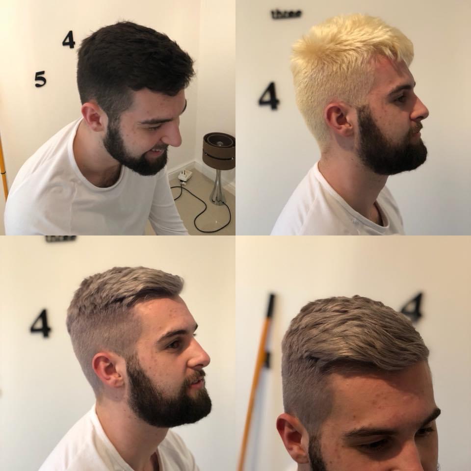 Black to silver